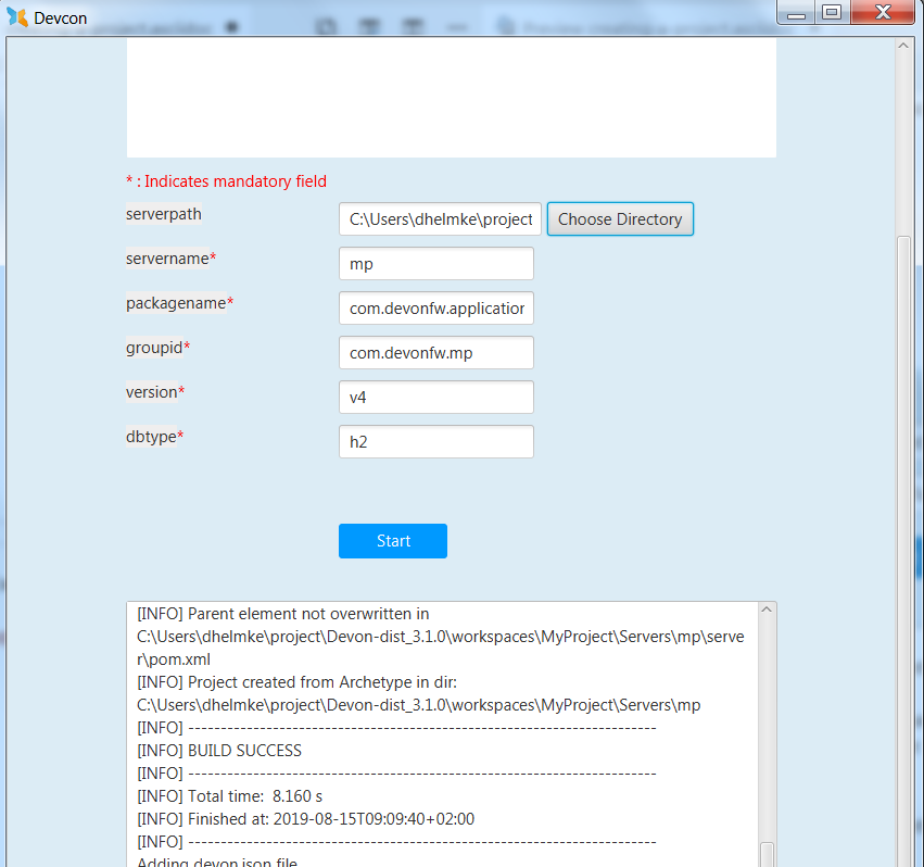 Devcon GUI Project