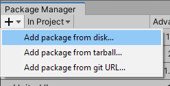 Image of Package Manager installation window