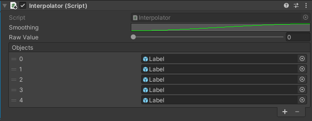 Interpolator example